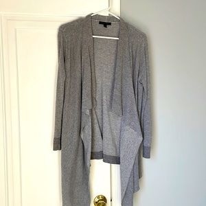 Banana Republic High Low Gray Cardigan Sweater